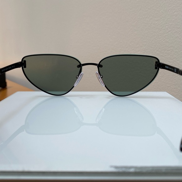 NWT Prada Duple Sunglasses in Jade/Aqua Green - Picture 10 of 12